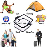 Clear Compression Packing Cubes 3 Set - Bags for Travel - Luggage Cube Organizer