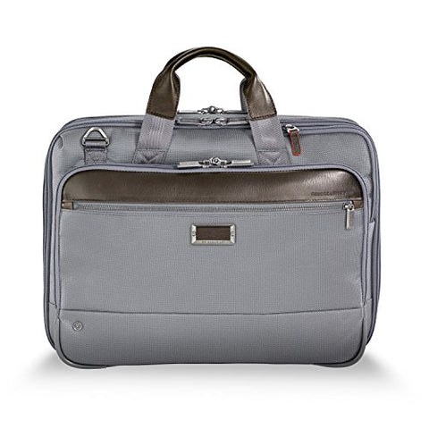 Briggs & Riley @Work Medium Expandable Briefcase, Gray