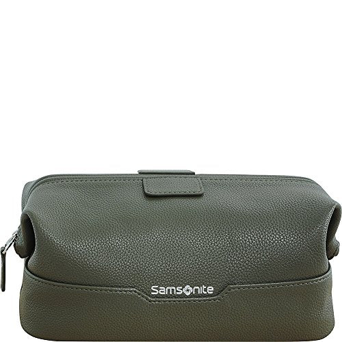Samsonite- Leather Travel Accessories Dusk Framed Travel Kit (Olive)