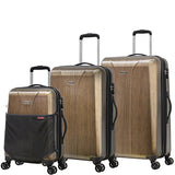 Olympia Aerolite Ii 3 Piece Expandable Hardcase Spinner, Brown
