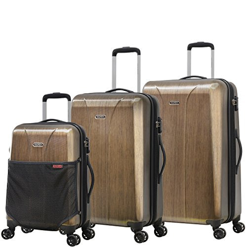Olympia Aerolite Ii 3 Piece Expandable Hardcase Spinner, Brown