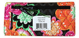 Vera Bradley Trifold Wallet (Ziggy Zinnia With Pink Interiors)