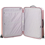 Dot Drops Chapter 3 29" Hardside Checked Spinner Luggage (Pink)