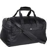 Amerileather APC Leather Duffel/Sports Bag,Black,US