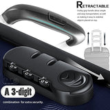 Coolife Luggage 3 Piece Set Spinner Trolley Suitcase Hard Shell Lightweight Carried On Trunk 20Inch