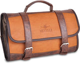 Vetelli Hanging Toiletry Bag For Men - Dopp Kit / Travel Accessories Bag / Great Gift