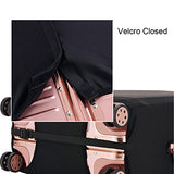 Hojax Washable Luggage Cover Spandex Suitcase Cove Protective Bag Fits 26-28 Inch Luggage White Eye