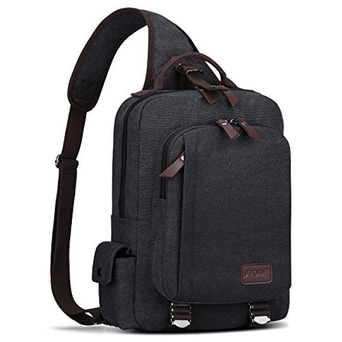 S-Zone Sling Bag For Men Chest Shoulder Gym Backpack Sack Satchel Outdoor Crossbody Pack
