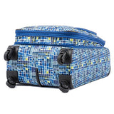 Atlantic Ultra Lite 4 | 21 And 24-Inch Expandable Spinners, Travel Pillow (Watercolor Blue)