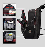 FreeBiz School, Business, Travel & Sports Water Repellent High Density Polyester Laptop Backpack