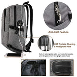 Cafele Laptop Backpack Anti-Theft Water Resistant Bookbag for Trip School w/USB