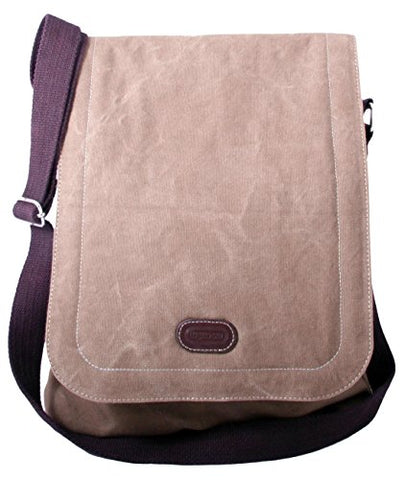 Leatherbay Urban Hipster Messenger Bag,Stone Olive,One Size