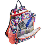 Eastsport Multi Pocket School Backpack, Butterfly Print