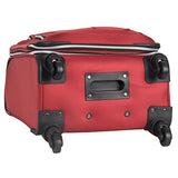 Kenneth Cole Reaction Lincoln Square 20" 1680d Polyester Expandable 4-Wheel Spinner Carry-on Luggage, Red