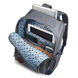 American Tourister Cooper Backpack, Grey/Navy 18"