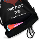 HFTIDBC Protect The Dreamers Save DACA String Bag Cinch Sack
