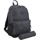 Eastsport Dome Backpack with FREE Pencil Case, Gray/Static Dots