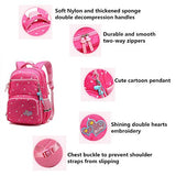 Fanci Pretty Girls Heart Prints Preschool Bookbag Bagpack Waterproof Primary School Backpack Book