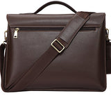 Banuce Vintage Faux Leather Briefcase for Men PU Business Tote Messenger Satchel 14" Laptop Bag