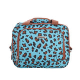 Rockland 2 Piece Luggage Set, Blue Leopard, One Size