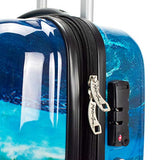 Maui and Sons 3 Piece Expandable Hardside Spinner Luggage Set with TSA Lock