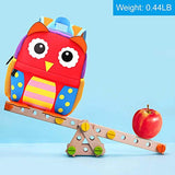 Toddler Backpack for Boys and Girls, 10.6" Owl School Bag, Suitable for 1-3 Years kids