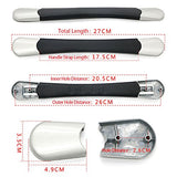 BQLZR Suitcase Luggage Case Handle 17.5cm Black Spare Strap Flexible Handle Grip Replacement
