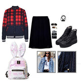 Aibearty Rabbit Ears Backpack Sequins Rucksack Casual Bag