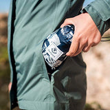 4Monster Hiking Daypack,Water Resistant Lightweight Packable Backpack for Travel Camping Outdoor (Flower Blue, 16L)