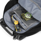 Gonex 35L Hiking Backpack Mountaineering Bag, Rain Cover Included Black