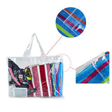 Estarer Travel Beach Bag Waterproof Swimming Security Large Shoulder Clear Tote Bag