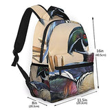 Casual Backpack,Mandarin Duck,Business Daypack Schoolbag For Men Women Teen