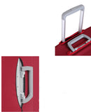 Travel Luggage Cover Suitcase Protector Fits 18-32 Inch Trolley Luggage Cover (Wine red, S)