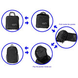 Olympia Denali 19" Packable Daypack Backpack, Black, One Size