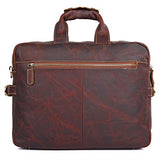 Berchirly Leather Messenger Hand Bag Laptop Bag Satchel Bag School Bag Totes