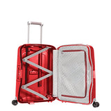 Samsonite S'Cure Hardside Carry On Luggage with Spinner Wheels, 20 Inch, Crimson Red