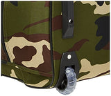 Rockland Rolling Duffel Bag, Camouflage, 22-Inch
