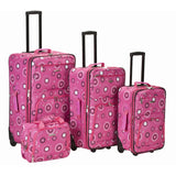 Rockland Luggage Nairobi 4 Piece Luggage Set 
