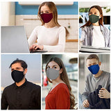 Cloth Face Masks Reusable Washable Adjustable Masks Printed Face Covering for Women Men 6 Pack