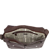 Scully Sierra Leather Front Flap Closure Workbag (Brown)