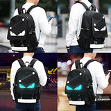 A-MORE Anime Luminous Backpack Noctilucent School Bags Daypack USB chargeing port Laptop Bag