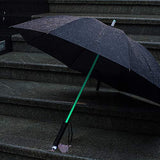LED Umbrella - Lightsaber Laser Sword Light up Umbrella with 7 Color Changing On the Shaft/Built in Torch at Bottom by Bestkee (Black)