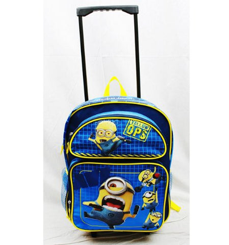 5Star-TD Despicable Me - Minions Anti Villain League Large Rolling Backpack -