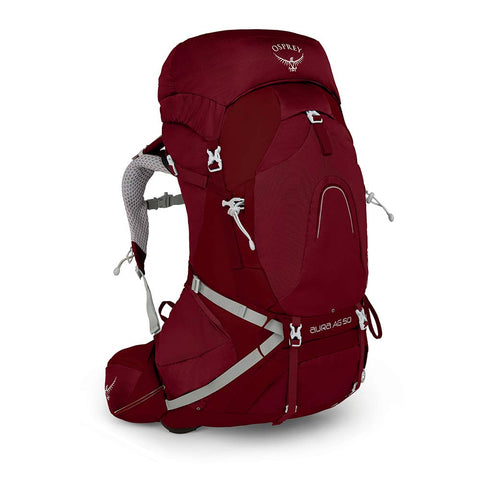 Osprey Packs Pack Aura Ag 50 Backpack, Gamma Red, Small