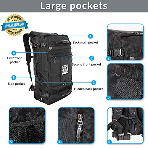 Shop American Stoic Carry On Bag Black