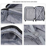 Lightweight 3 Piece Luggage Sets,Durable Hardshell Spinner Suitcase With Tsa Approved Locks