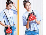 Finex Minnie Mouse Backpack Small 2-In-1 Crossbody Bag Mini Backpack - Multifunction Makeup