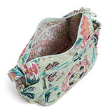 Vera Bradley Iconic On The Go Crossbody, Signature Cotton, Mint Flowers