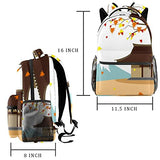 LORVIES Japanese Autumn Maple House Fuji Mountain Lightweight School Classic Backpack Travel Rucksack for Girls Women Kids Teens