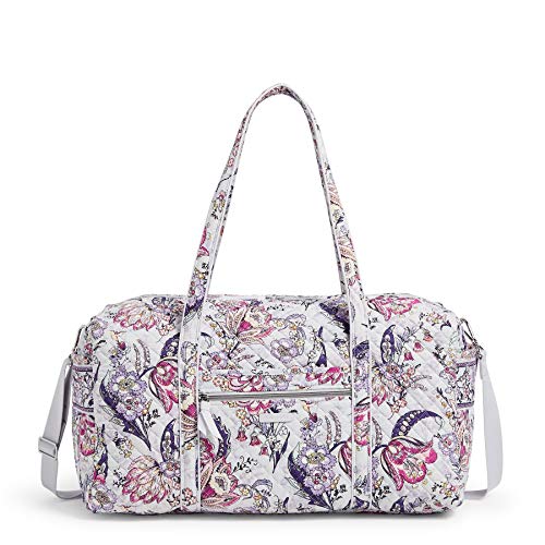 Large Cotton Weekend Duffle Bags Quilted Fabric Women's 